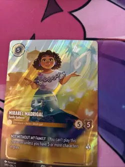 Mirabel Madrigal Family Gatherer Lorcana Enchanted Store Championship Card 7/P2 - Image 3