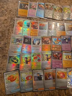 128 Card (Poke Ball Pattern) Lot | All SV Sets Prismatic + Pokemon Cards | NM - Image 4