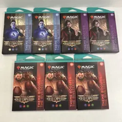 Lot Of 7 Magic The Gathering Streets Of New Capenna Theme Booster Packs - Image 1