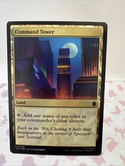 Command Tower (Surge Foil) Commander: Teenage Mutant Ninja Turtles Foil - Image 1