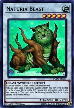 Naturia Beast - DUPO-EN091 - Ultra Rare - 1st Edition NM Yugioh Duel Power - Image 1
