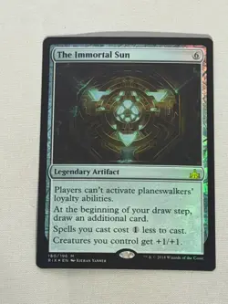 MTG FOIL The Immortal Sun Rivals of Ixalan Magic the Gathering - Image 1