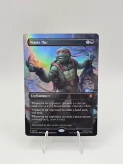 Waste Not (Borderless) Commander: Teenage Mutant Ninja Turtles Foil Near Mint - Image 1