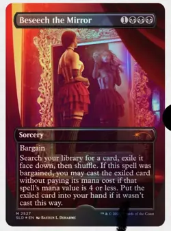 beseech the mirror mtg secret lair presale borderless foil - Image 1