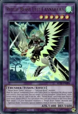 Ritual Beast Ulti-Cannahawk - BLTR-EN084 - Ultra Rare - 1st Edition LP Yugioh Ba - Image 1
