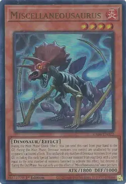Miscellaneousaurus - RA04-EN022 - Ultra Rare - 1st Edition NM Yugioh Quarter Cen - Image 1