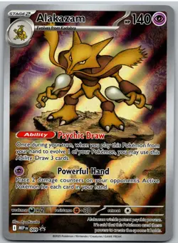 Alakazam - 009 009 Holo Promo ME: Mega Evolution Promo Pokemon NM - Image 1