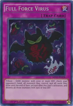 Full Force Virus - MP17-EN228 - Secret Rare - 1st Edition NM Yugioh 2017 Mega-Ti - Image 1