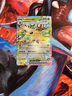 Pokemon Leafeon ex 006/131 Prismatic Evolutions Double Rare Near Mint - Image 1