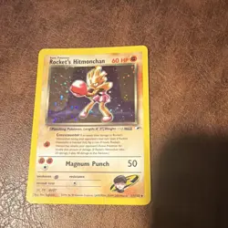 Pokemon Rocket's Hitmonchan Gym Heroes Holo Rare 11/132 - Image 1