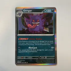 Pokemon Gengar 094/165 Sv: Scarlet & Violet 151 Rare Reverse Holo Stage 2 130 HP - Image 1