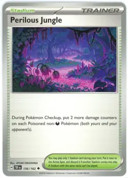 Perilous Jungle - 156/162 - Temporal Forces - Pokemon LP/NM English - Image 1