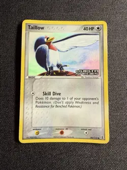 Pokemon TCG Taillow - 86/113 - Common EX Delta Species Holo - Image 2