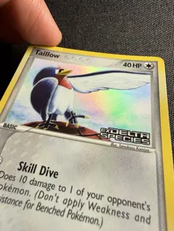Pokemon TCG Taillow - 86/113 - Common EX Delta Species Holo - Image 3