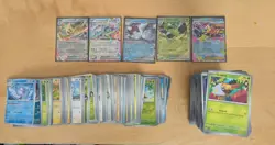 415 Pokemon Bulk. 300 Common & Uncom. 110 Holos & Reverse Holos + 5 DOUBLE RARE - Image 2