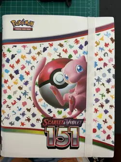 Pokemon 151 Binder, Nearly Complete Set Of Commons/Uncommons/Ex, 99/153 Reverses - Image 1