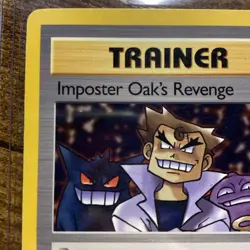 Imposter Oak's Revenge 76/82 Team Rocket Regular Pokemon TCG LP - Image 2