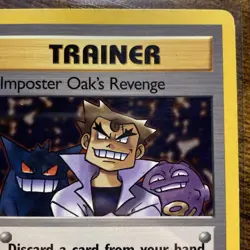 Imposter Oak's Revenge 76/82 Team Rocket Regular Pokemon TCG LP - Image 3