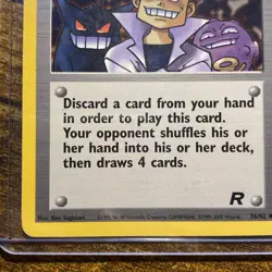 Imposter Oak's Revenge 76/82 Team Rocket Regular Pokemon TCG LP - Image 5