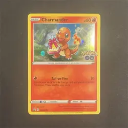 Pokemon TCG Charmander SWSH232 Black Star Promo Holo Near Mint - Image 1