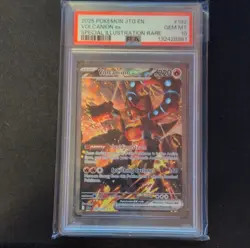 2025 Pokemon Volcanion ex #182 SV9 Journey Together Illustration Rare Holo EN P… - Image 1