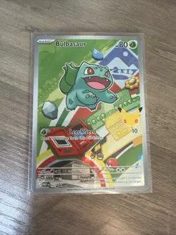 Pokemon Bulbasaur - 037 - First Partner Illustration Rare Promo - Image 1