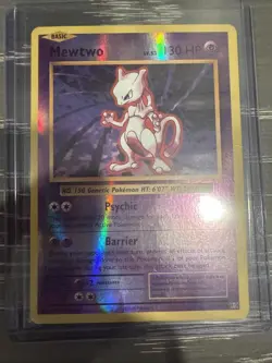 Pokemon TCG Mewtwo 51/108 Reverse Holo Rare Evolutions XY - Image 1