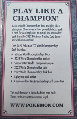 Pokemon tcg - Ondrej Skubal Deck - Sealed - 2022 World Championship London - Image 5