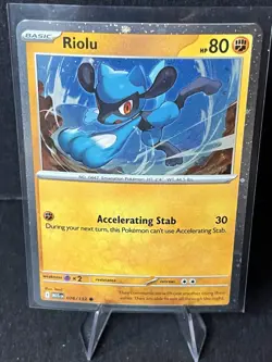 Pokemon TCG Mega Evolutions Riolu Cosmos Holo #76/132 - Image 1