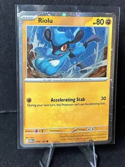 Pokemon TCG Mega Evolutions Riolu Cosmos Holo #76/132 - Image 2