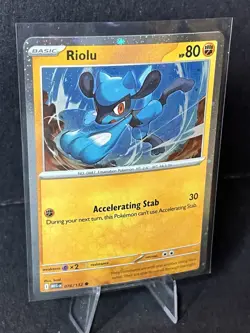 Pokemon TCG Mega Evolutions Riolu Cosmos Holo #76/132 - Image 3