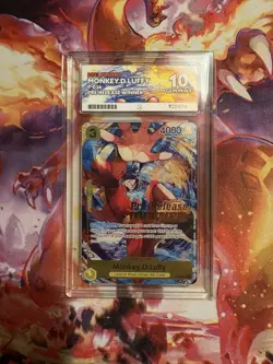 Monkey.D.Luffy Winner P-036 OP04 Pre-Release Promo One Piece TCG ACE 10 - Image 1
