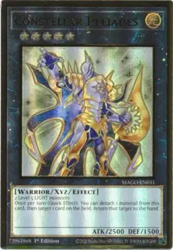 Constellar Pleiades - MAGO-EN031 - Premium Gold Rare - 1st Edition NM Yugioh Max - Image 1