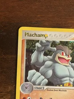 Machamp 9/92 EX STAMPED Legend Maker Pokemon Card Reverse Holo Foil Rare - Image 2