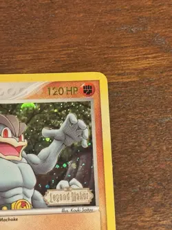 Machamp 9/92 EX STAMPED Legend Maker Pokemon Card Reverse Holo Foil Rare - Image 3