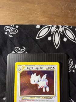 Pokemon TCG Light Togetic Neo Destiny Holo Card 15/105 - Image 3