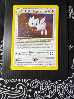 Pokemon TCG Light Togetic Neo Destiny Holo Card 15/105 - Image 4