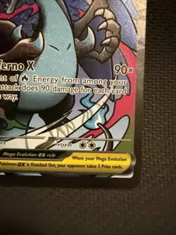 Mega Charizard X ex 023 Promo Pokemon Card Phantasmal Flames UPC - Image 4