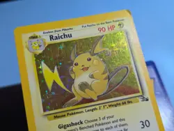 Pokemon 1999 Base Set Raichu 14/102 & 14/62 Holo Card Lot 2 Wizards - Image 3