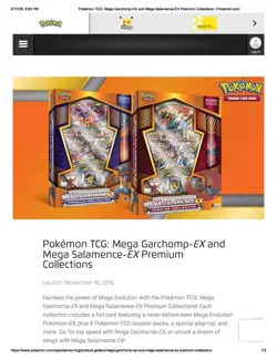 Pokemon TCG Mega M Garchomp EX Premium Collection Oversize Card, Coin 2016 Jumbo - Image 2