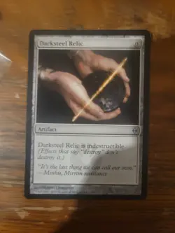 Darksteel Relic New Phyrexia MTG Magic The Gathering Card Vintage Artifact - Image 1