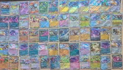 100 Pokemon Full Art, Ex & V Cards Lot (CHARIZARD, PIKACHU, MEWTWO) Free Ship!!! - Image 3
