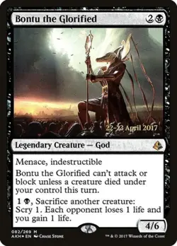 Bontu the Glorified -Foil Light Play MTG Promos: Prerelease Cards - Image 1