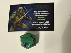 Sirius Ninja Turtles Leonardo Spindown D20 Legendary Limited Edition - TMNT MTG - Image 4