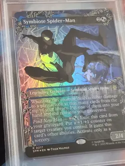 2025 MTG Symbiote Spider-Man (Borderless) Marvel's Spider-Man Foil #0217 PSA 10 - Image 5