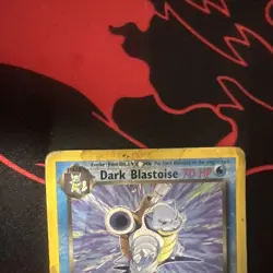 Pokemon TCG Pokemon Dark Blastoise Rare Team Rocket DAMAGED - Image 2
