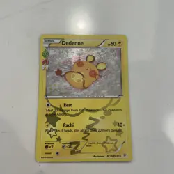 Pokemon Dedenne RC10/RC32 Generations Radiant Collection Holo Basic 60 HP - Image 1