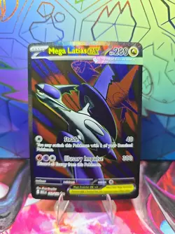Pokemon TCG Ultra Rare Mega Latias EX #163/132 Mega Evolution - Image 1