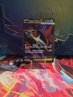 Pokemon TCG Ultra Rare Mega Latias EX #163/132 Mega Evolution - Image 3