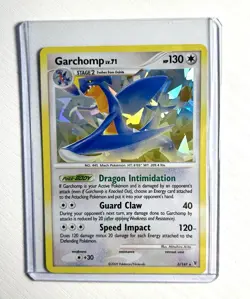 Garchomp 5/147 Platinum Supreme Victors Holo Rare Pokemon Card 2009 - Image 4